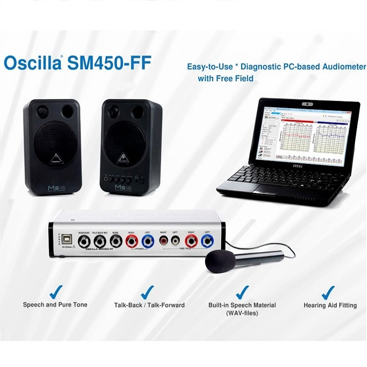 Máy đo thính lực OSCILLA SM450-FF